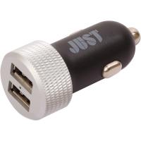 Зарядний пристрій Just Executive Dual USB Car Charger (4.8A/24W, 2*USB) (CCHRGR-XCTV-BLCK)