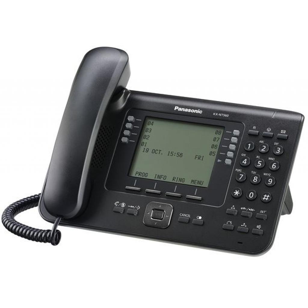 IP телефон PANASONIC KX-NT560RU-B
