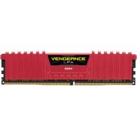 Модуль пам'яті для комп'ютера DDR4 4GB 2400 MHz Vengeance LPX Red Corsair (CMK4GX4M1A2400C14R)