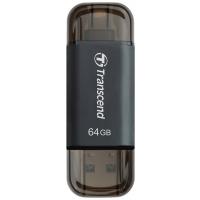 USB флеш накопичувач Transcend 64GB JetDrive Go 300 Black USB 3.1 (TS64GJDG300K)