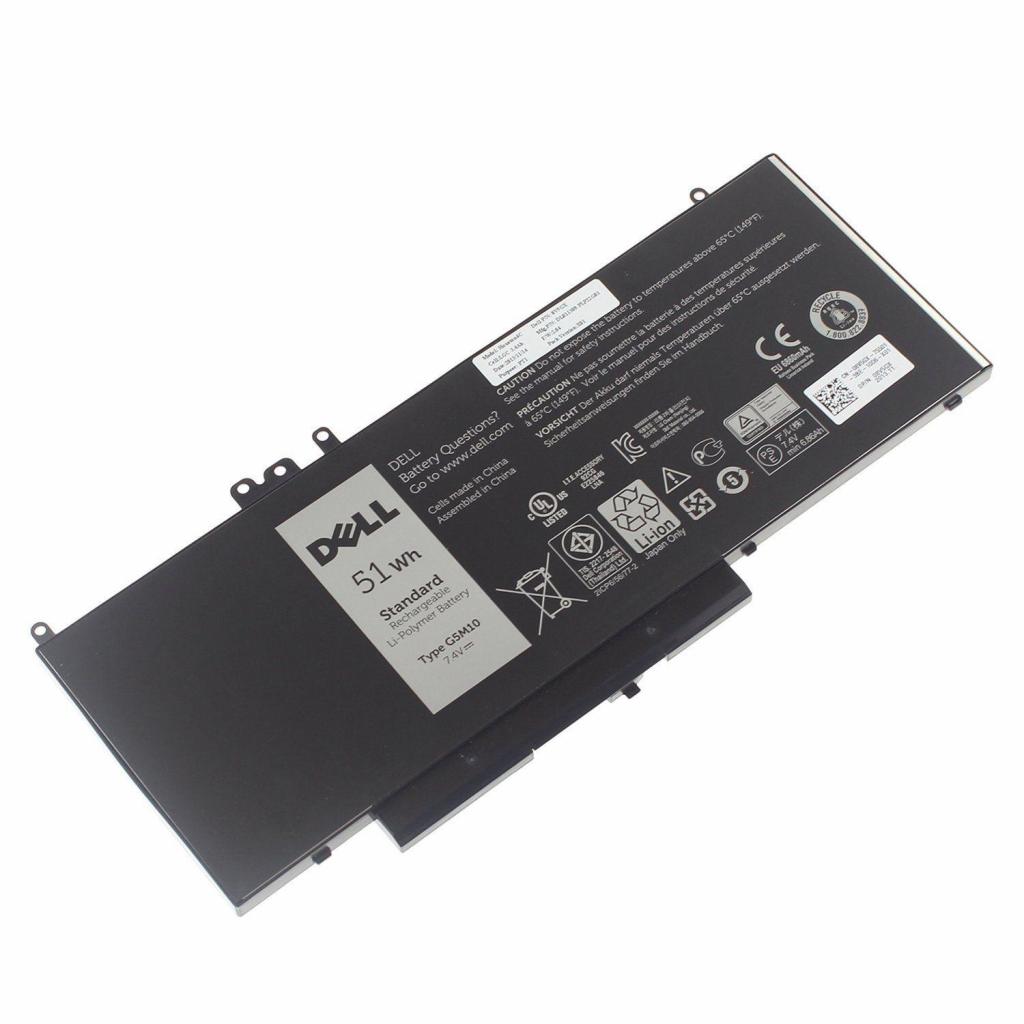 Акумулятор до ноутбука Dell Latitude E5550 G5M10, 6860mAh (51Wh), 6cell, 7.4V (A47175) Акумулятор до ноутбука Dell Latitude E5550 G5M10, 6860mAh (51Wh), 6cell, 7.4V (A47175)