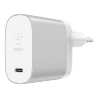 Зарядний пристрій Belkin BOOST^CHARGE USB-C with Power Delivery (27W, 3.0A), Silver (F7U060VF-SLV)