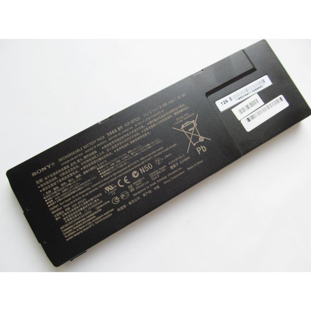 Акумулятор до ноутбука Sony VGP-BPS24, 49Wh (4400mAh), 6cell, 11.1V, Li-ion (A47446) Акумулятор до ноутбука Sony VGP-BPS24, 49Wh (4400mAh), 6cell, 11.1V, Li-ion (A47446)