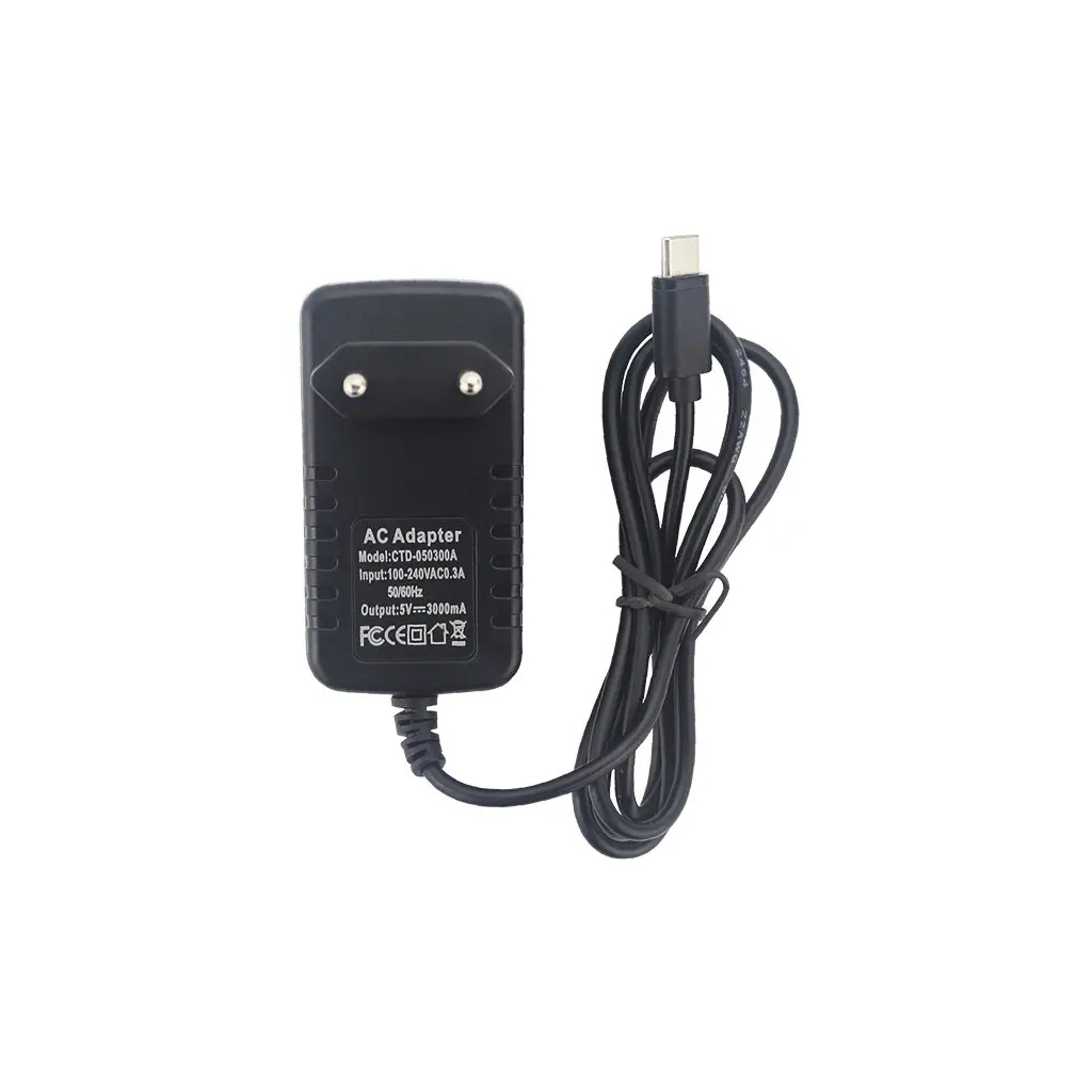 Додаткове обладнання для Мікро ПК Raspberry Pi БЖ 5V 3A Type C EU (RA527) Додаткове обладнання для Мікро ПК Raspberry Pi БЖ 5V 3A Type C EU (RA527)