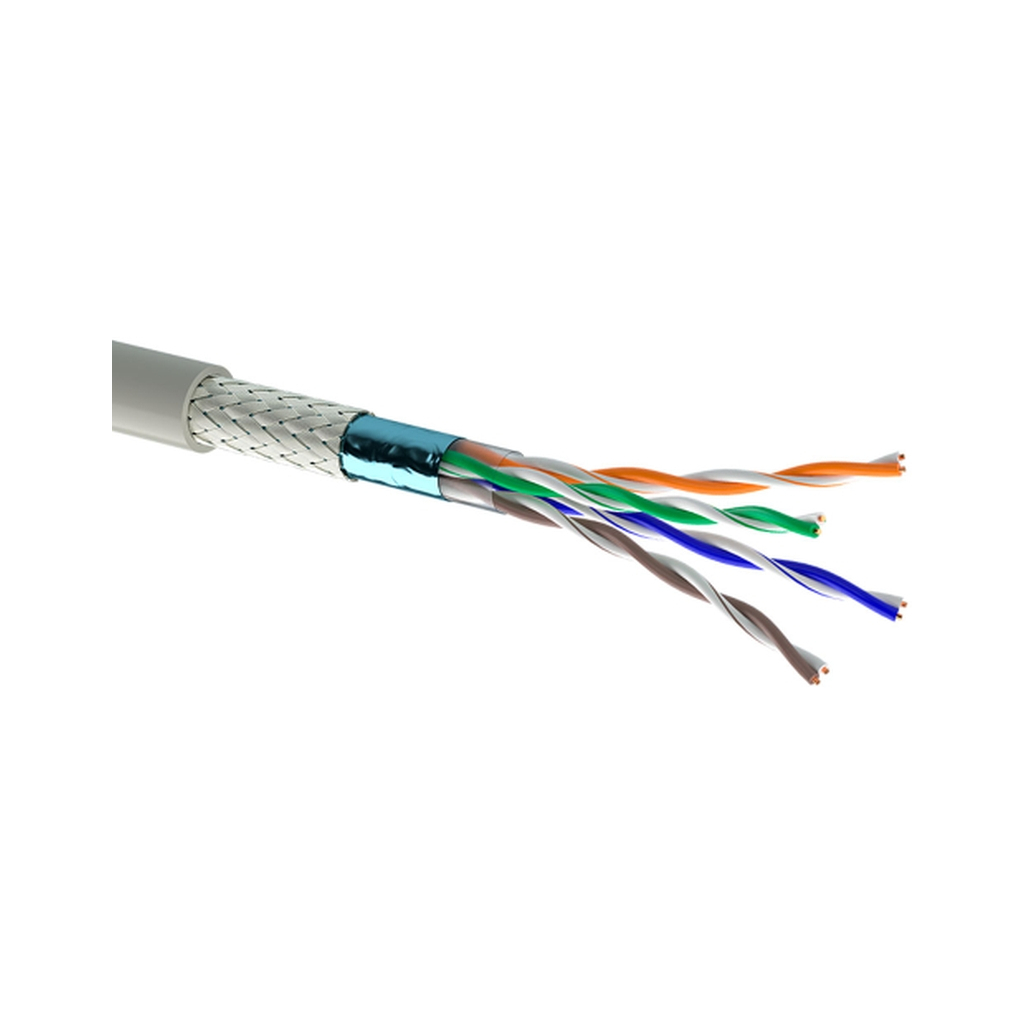 Кабель мережевий OK-Net SFTP 305м cat.5e LSFROH (SF/UTP-cat.5E LSFROH) (КПВнг-HFЭО-ВП (200) 4*2*0,51)