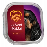 Вологий корм для собак Lovely Hunter Adult Beef and Rabbit 150 г (LHU45447)