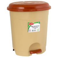 Waste container Planet Household No. 4 with pedal beige 22 l (10342)