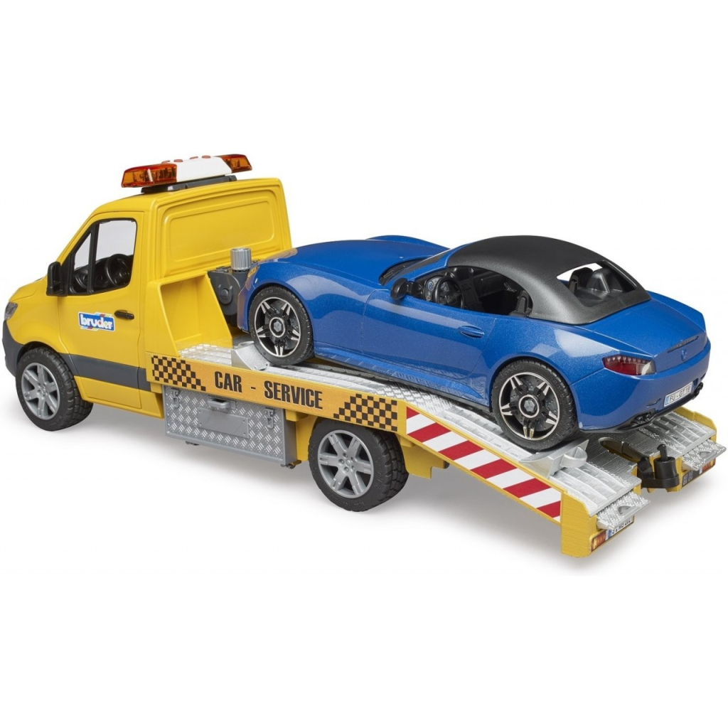 Спецтехніка Bruder автомобіль MB Sprinter евакуатор з родстером (02675) Спецтехніка Bruder автомобіль MB Sprinter евакуатор з родстером (02675)