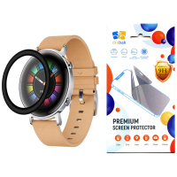 Скло захисне Drobak Huawei Watch GT3 42mm Black Frame A+ (313181)