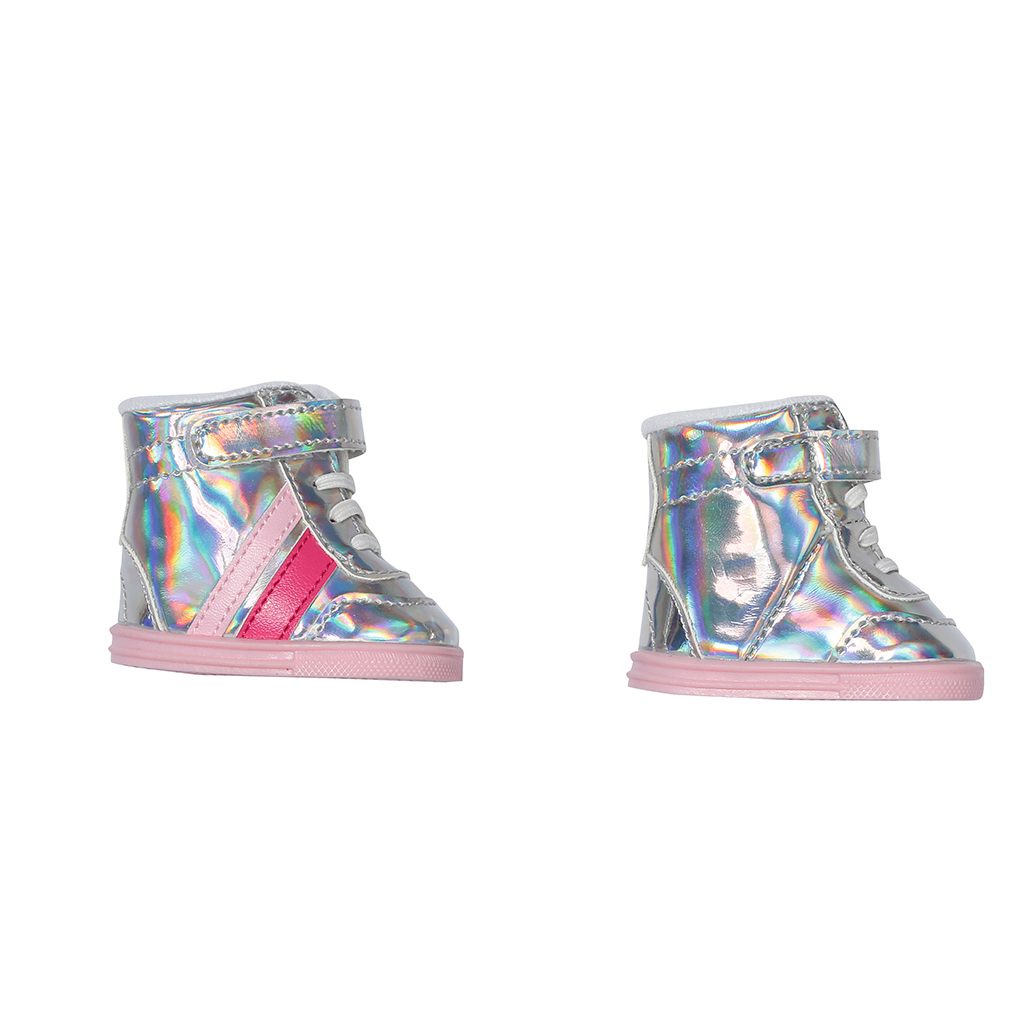 Аксесуар до ляльки Zapf Взуття для ляльки Baby Born - Cріблясті кросівки (831762) Аксесуар до ляльки Zapf Взуття для ляльки Baby Born - Cріблясті кросівки (831762)