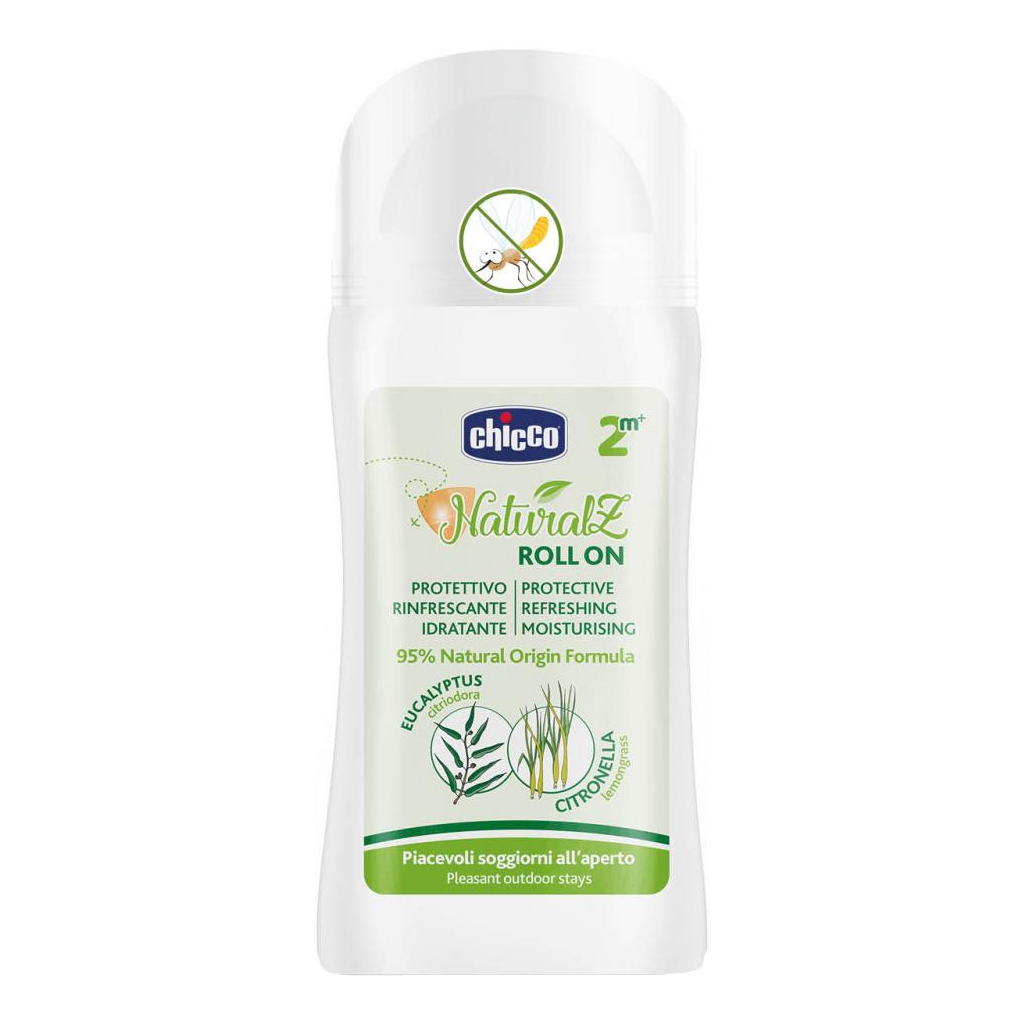 Лосьйон від комах Chicco Naturalz Ролик від комарів 60 мл (8058664166350)