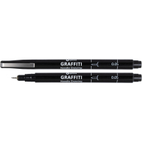 Liner Optima GRAFFITI 0.5 mm black (O16411)
