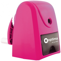 Optima mechanical pencil sharpener with automatic feed, pink (O40676-09)