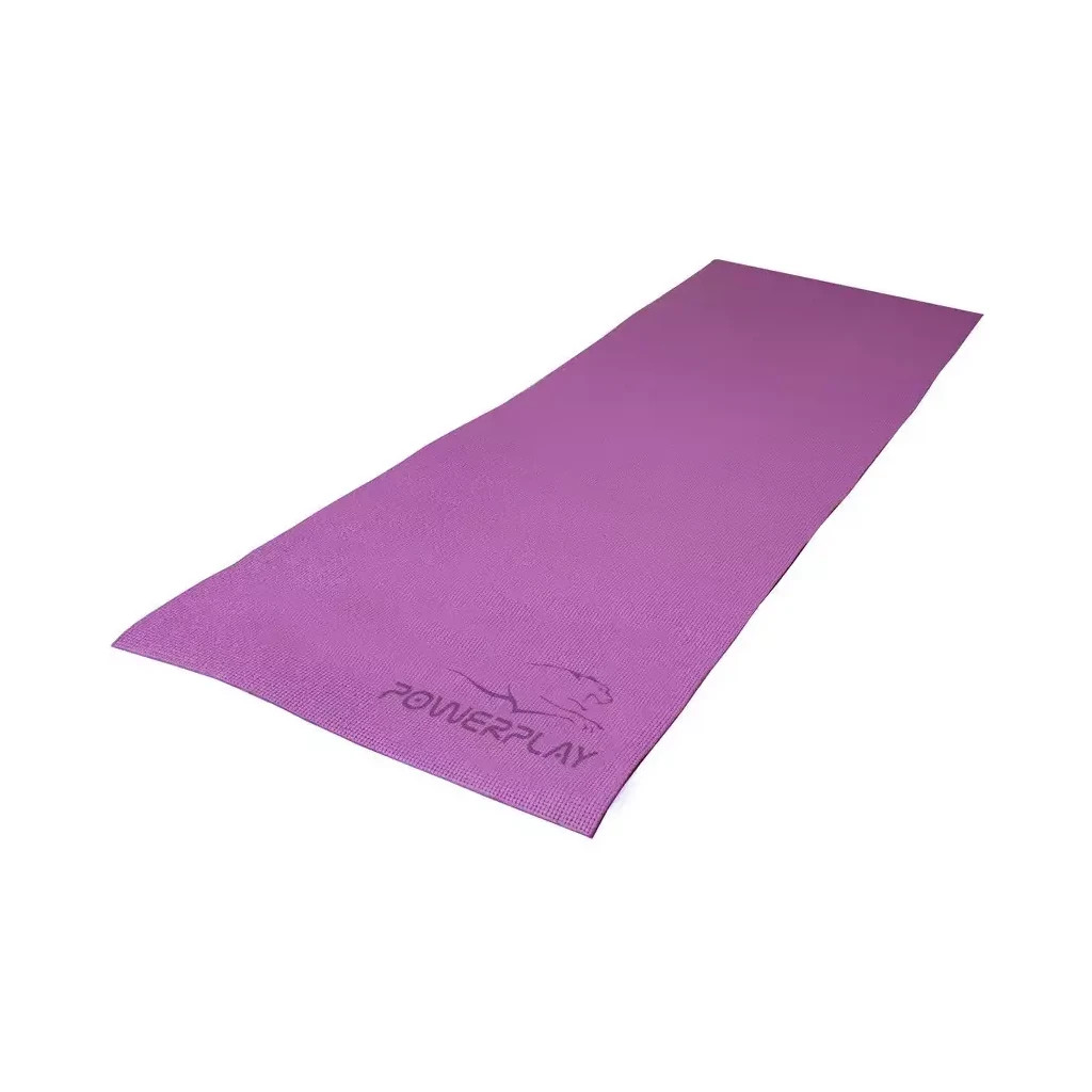 Килимок для йоги PowerPlay 4010 PVC Yoga Mat 173 x 61 x 0.6 см Лавандовий (PP_4010_Lavender_(173*0,6))