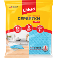 Cleaning wipes Chisto Blysk moisture absorbent 3 pcs. (4820164151129)