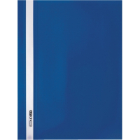 Folder Economix A4 without perforation, texture "orange", blue (E31509-02)