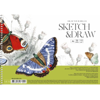 Album for drawing Schoolboy MUSE A4 50 sheets 115g/m2 for sketches and drawing (PB-SC-050-316)
