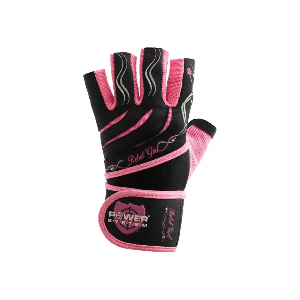 Рукавички для фітнесу Power System PS-2720 Rebel Girl Pink XS (PS-2720_XS_Pink)