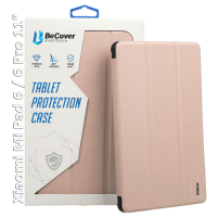 Чохол до планшета BeCover Tri Fold Soft TPU Silicone Xiaomi Mi Pad 6 / 6 Pro 11" Pink (709674)