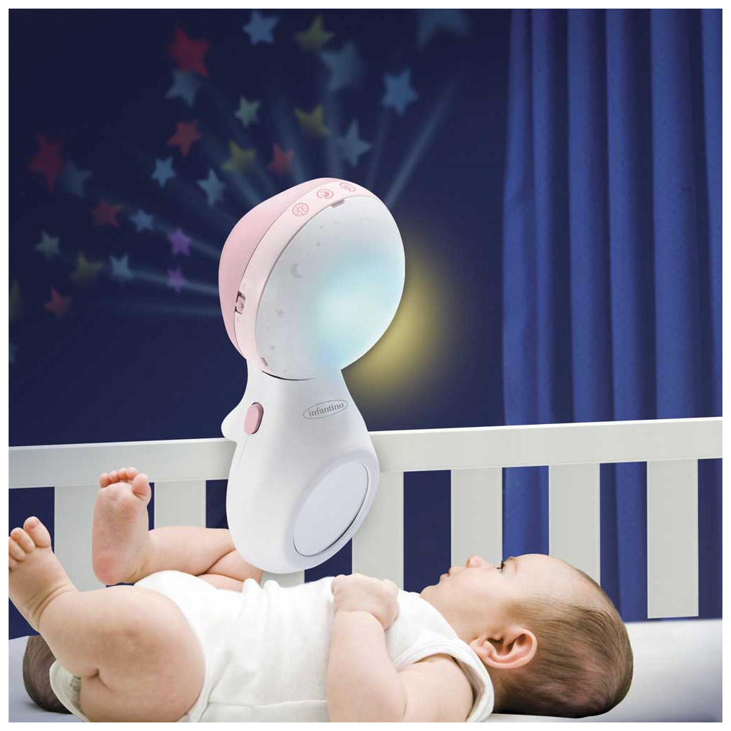 Мобіле Infantino 3 в 1 з проєктором Рожевий (004914I) Мобіле Infantino 3 в 1 з проєктором Рожевий (004914I)