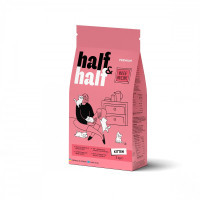 Half&Half dry cat food for kittens with beef 2 kg (4820261920789)