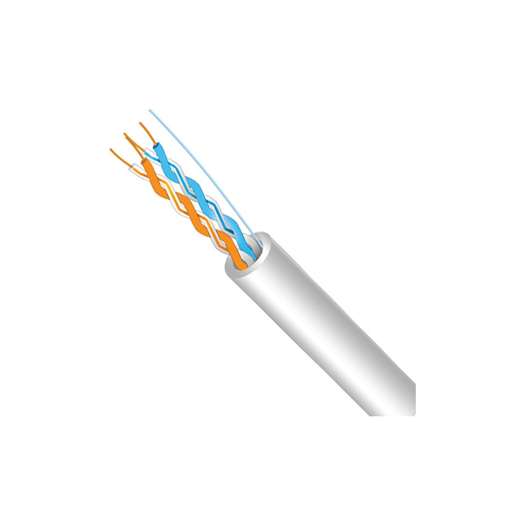 Кабель мережевий FinMark UTP 500м CAT5e 2P 24AWG PVC W Pull Box (053981)