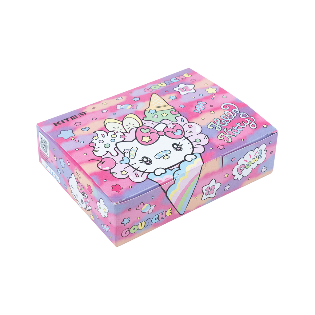 Гуашеві фарби Kite Hello Kitty 12 кольорів, 20 мл (HK23-063)