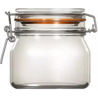 Банка Uniglass серія "Econ Round" з бугельною застібкою 500 мл (22504)