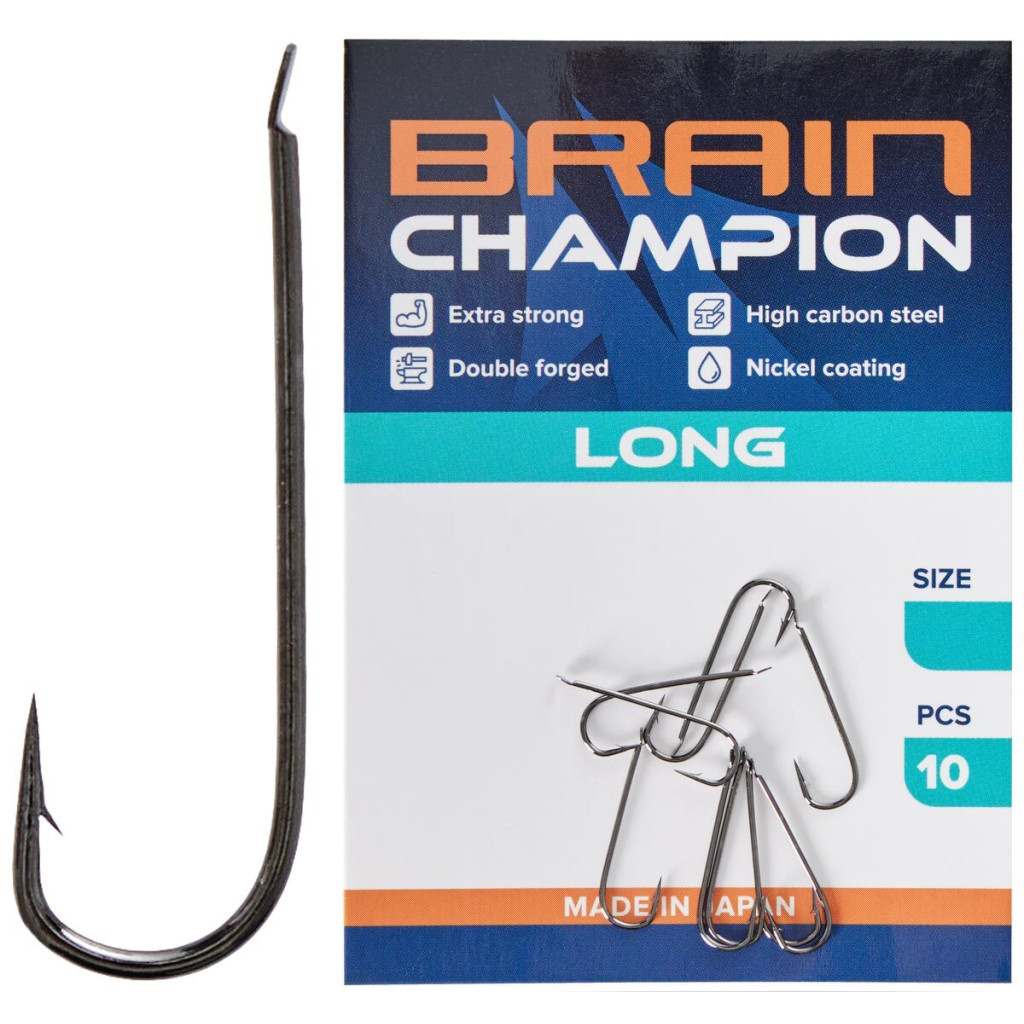 Гачок Brain Champion Long 10 (10 шт/уп) (1858.54.63)