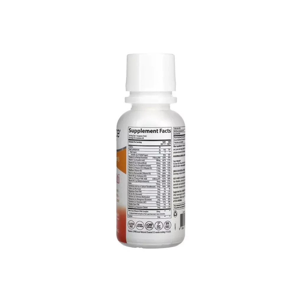 Мінерали Natrol Дитячі мультивітаміни, цитрусовий смак, Kid's Multi, 237 мл (TMR-00081)