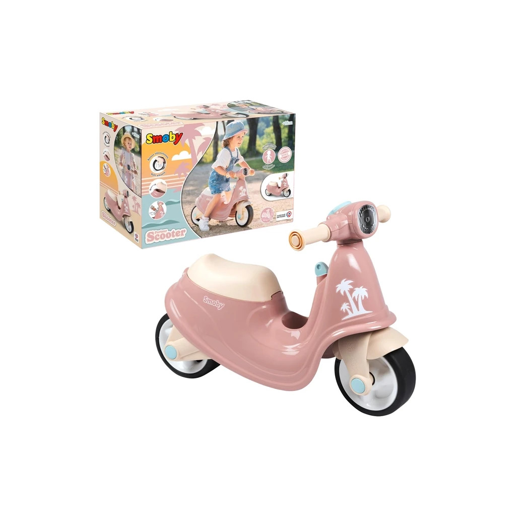 Біговел Smoby Toys рожевий 65x34x48 см (721008)