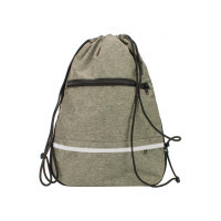 Cool For School Shoe Bag 2 Zippers With Extension Unisex Brown (CF85759-07)