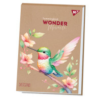 Yes A4 drawing album 30 sheets glued white "Hummingbird" kraft (130580)