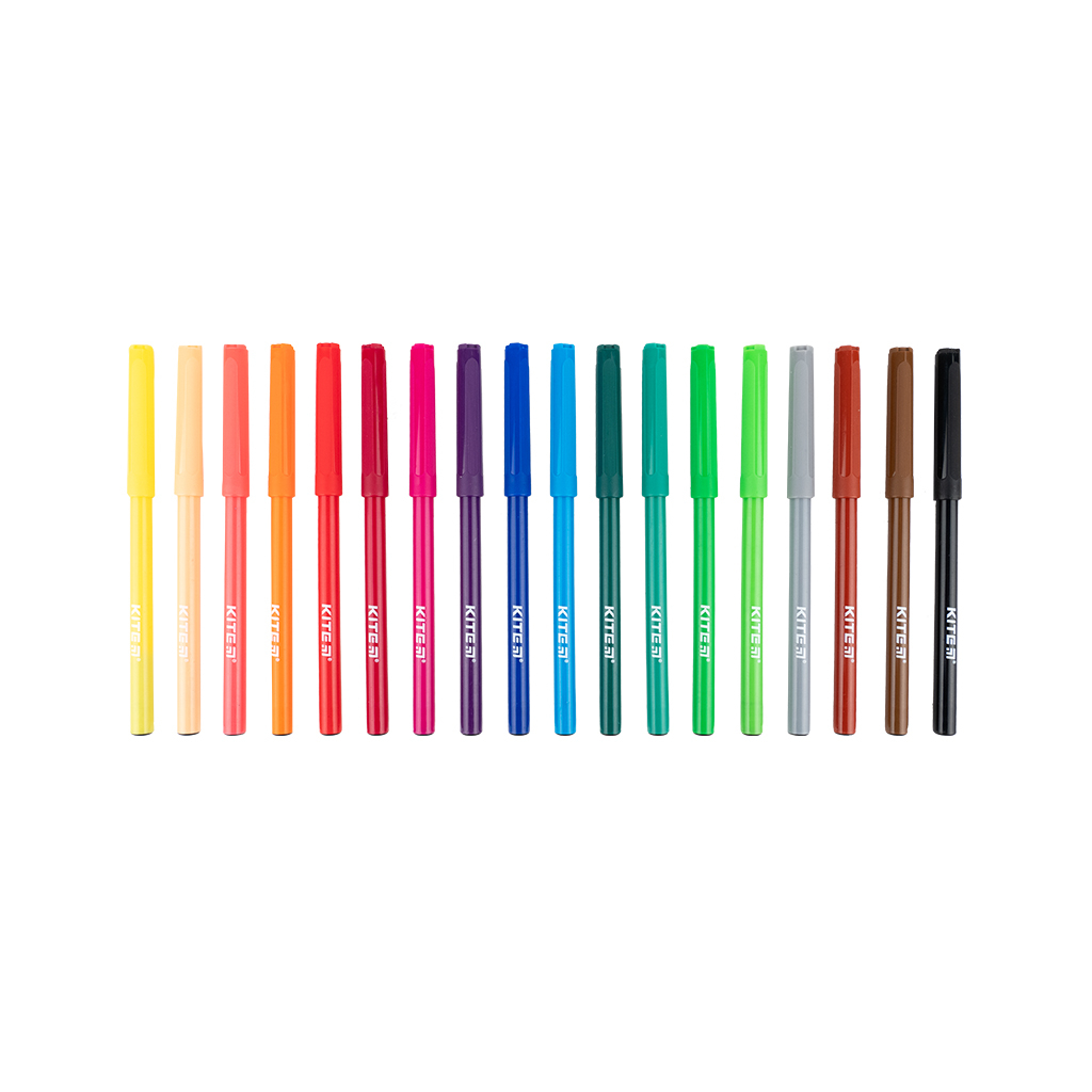 Фломастери Kite Classic 18 кольорів (K-448)