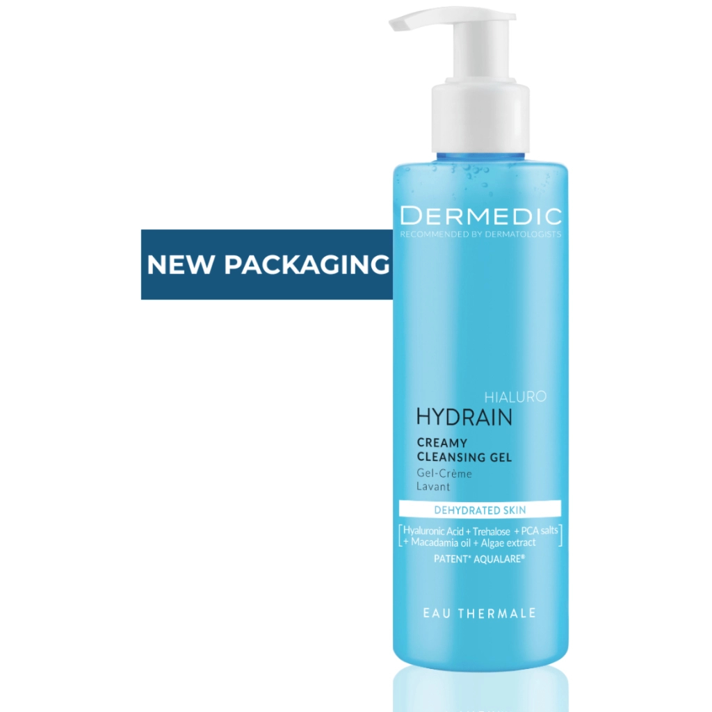 Гель для вмивання Dermedic Hydrain 3 Hialuro Creamy Cleansing Gel 200 мл (5901643170691/5901643178123)