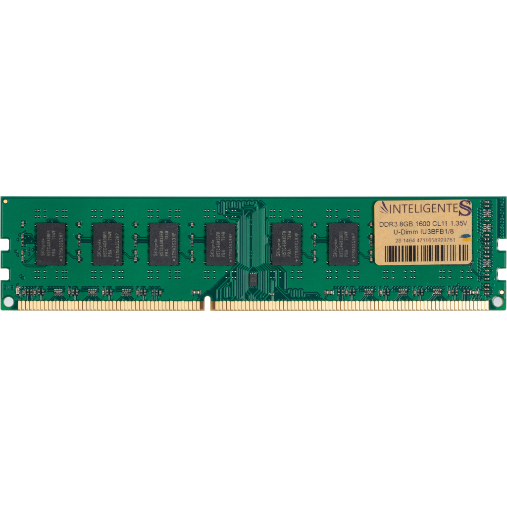 Модуль пам'яті для комп'ютера DDR3L 8GB 1600 MHz INTELIGENTES (IU3BFB1/8)