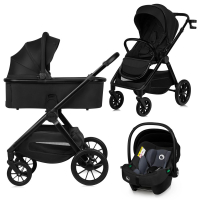 Коляска Lionelo 3 в 1Layla Black Onyx (LO-LAYLA 3IN1 BLACK ONYX)
