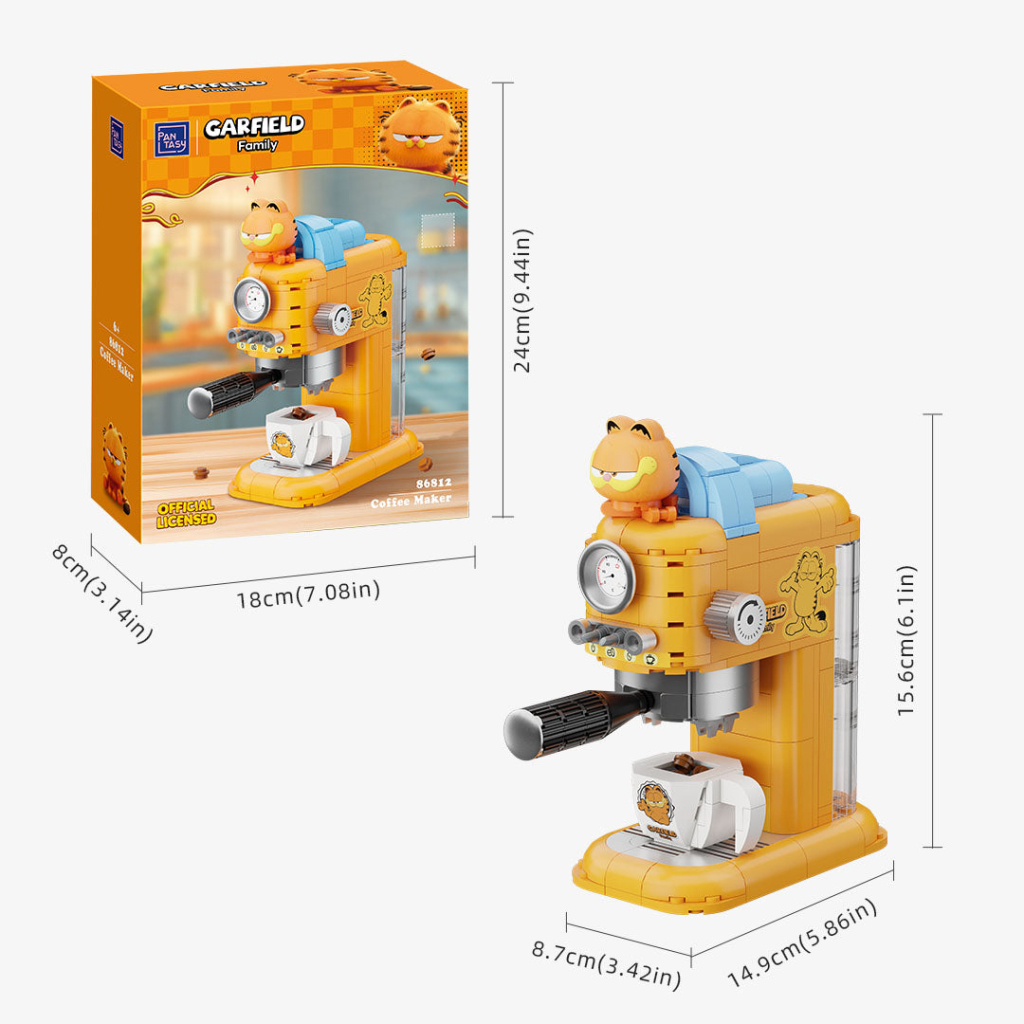 фото Блочный конструктор Pantasy Garfield Fantastic Machines Кофеварка (86812)