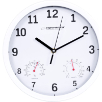 Настінний годинник Esperanza Wall Clock Lyon 25см White (EHC016W)
