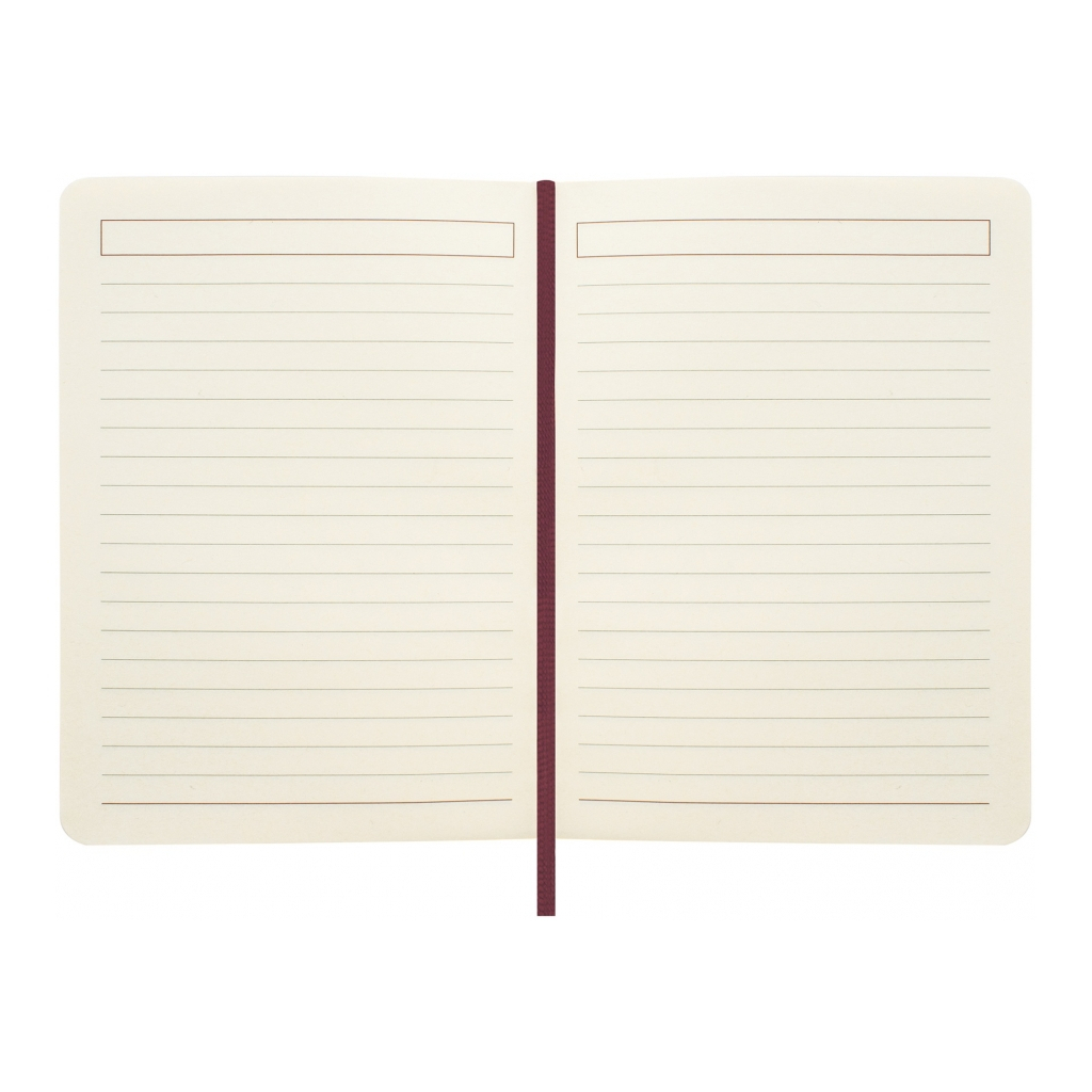 Книга записна Optima Vivella А6 128 аркушів лінія коричневий (O20390-07)