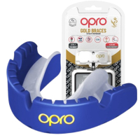 Капа Opro Gold Braces під брекети Dark Bluel/Pearl (102506002) (Gold_Braces_Blue/Pearl)