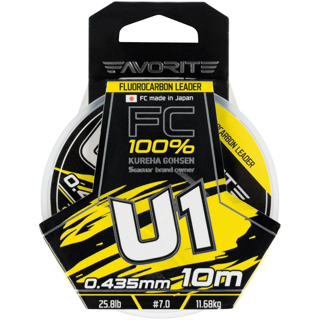 Флюорокарбон Favorite U1 FC 10m 7.0/0.435mm 25.8lb/11.68kg (1693.11.86)