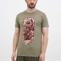 T-shirt Sol's Imperial Cossack with hawk khaki XL (11500268/396XL)