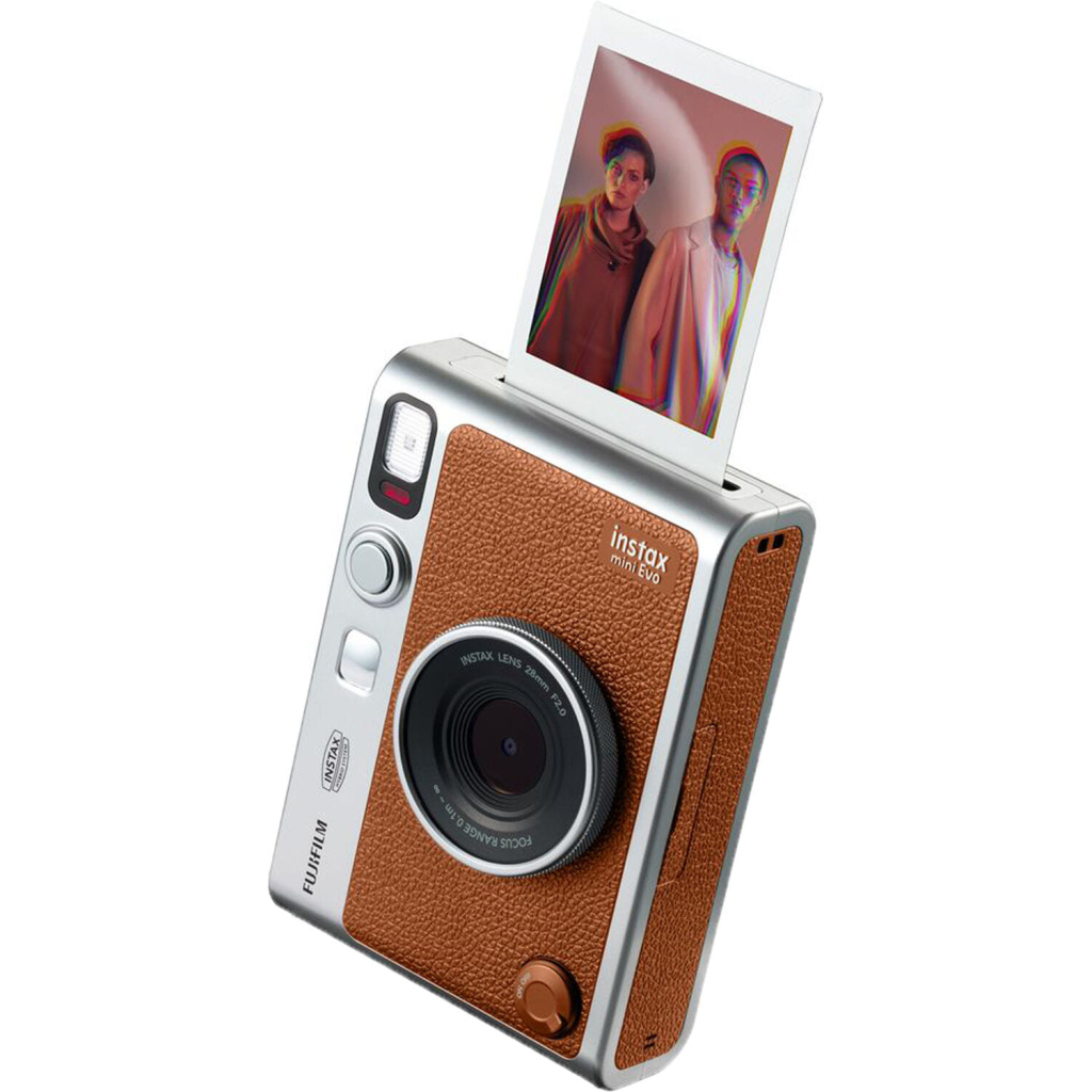 Камера миттєвого друку Fujifilm INSTAX Mini EVO Brown (16812508)