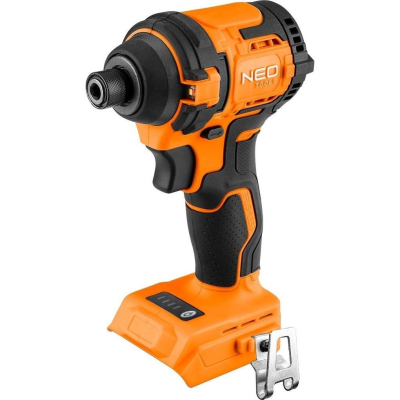 Гайковерт Neo Tools Energy+ 18V, безщітковий, 3600об/хв, 300Нм, 1/4", 4 швидкості, 0.85кг (без АКБ та ЗП) (04-612)