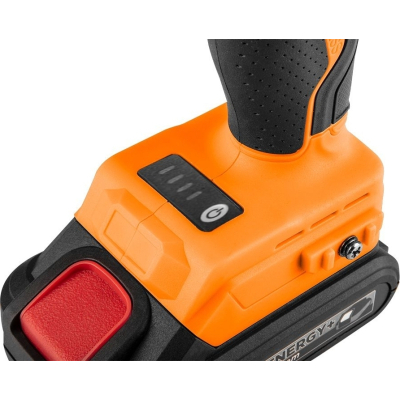 Гайковерт Neo Tools Energy+ 18V, безщітковий, 3600об/хв, 300Нм, 1/4", 4 швидкості, 0.85кг (без АКБ та ЗП) (04-612)