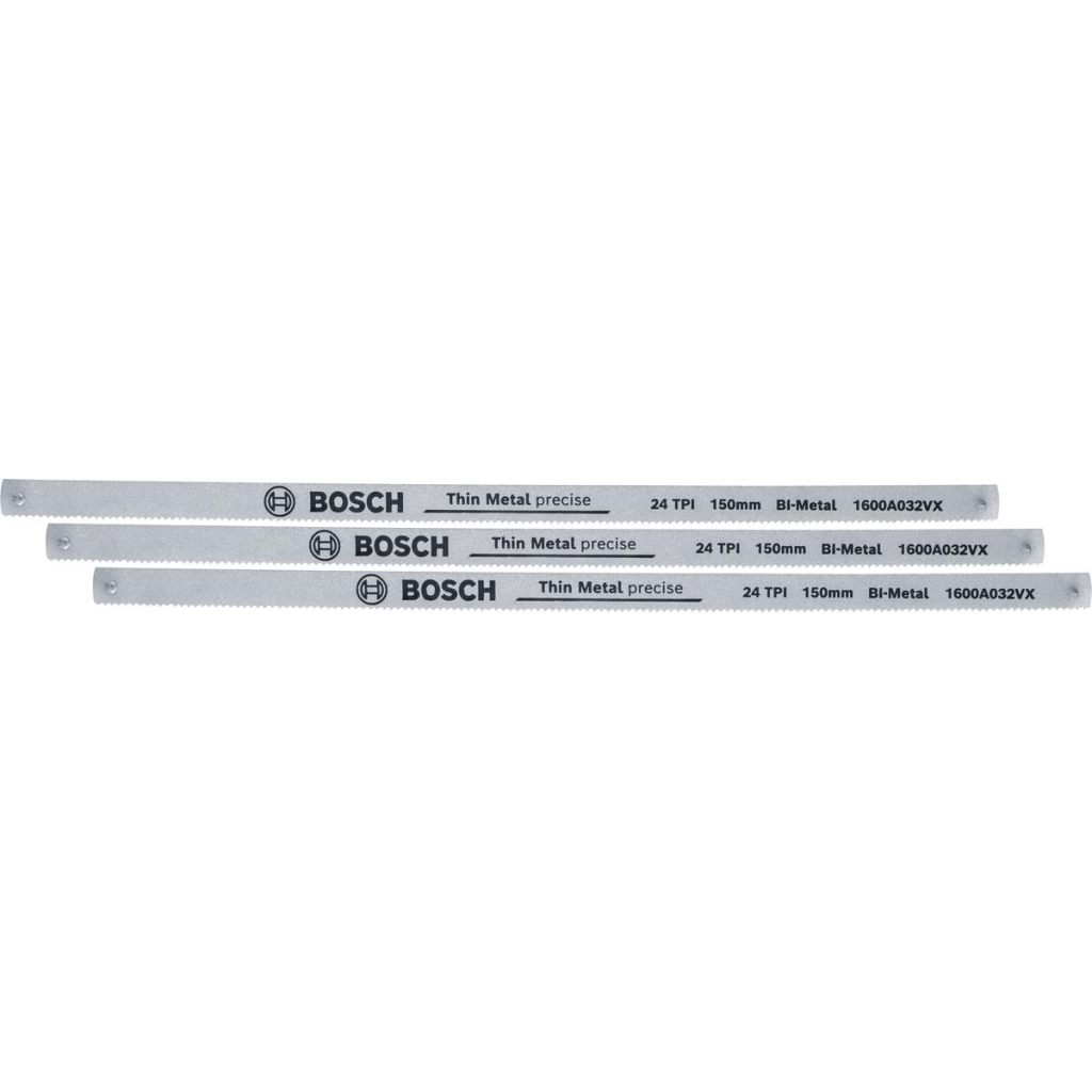 Полотно Bosch універсальне, 24TPI, 150мм, 3шт (1.600.A03.2UL)