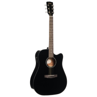 Electric acoustic guitar Cort Earth 60CE Black Gloss