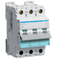 Automatic switch Hager 3-p. C 40A (10kA) 3M (B) (NCN340)