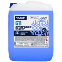 Antifreeze Yuko -32 Super G11 blue. PE can. 10 l (10 kg.) (4823110406182)
